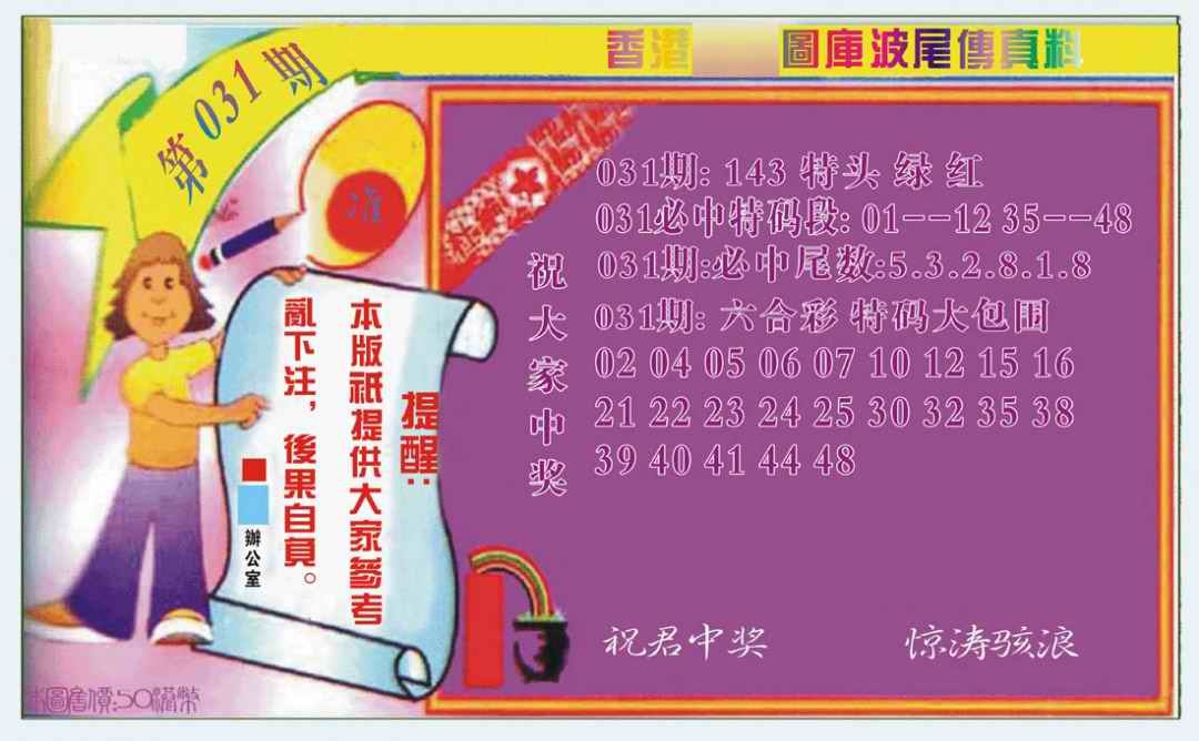 031期波尾传真料[图]